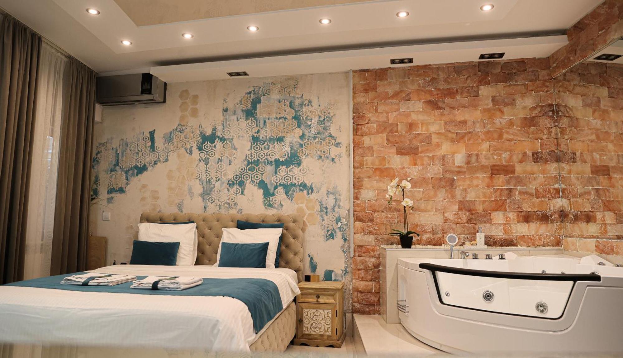 Design Apartment Premium Spa Lux 4 Star "Dubai" Completely Private Wellness & Spa Free Included Sauna & Jacuzzi & Salt Wall & Fire Place & 3D Ceilings & Business Wifi & Netflix & Keyless Code Entry & Full Smart App & Secure 2 Parking Place Ćuprija Exteriér fotografie